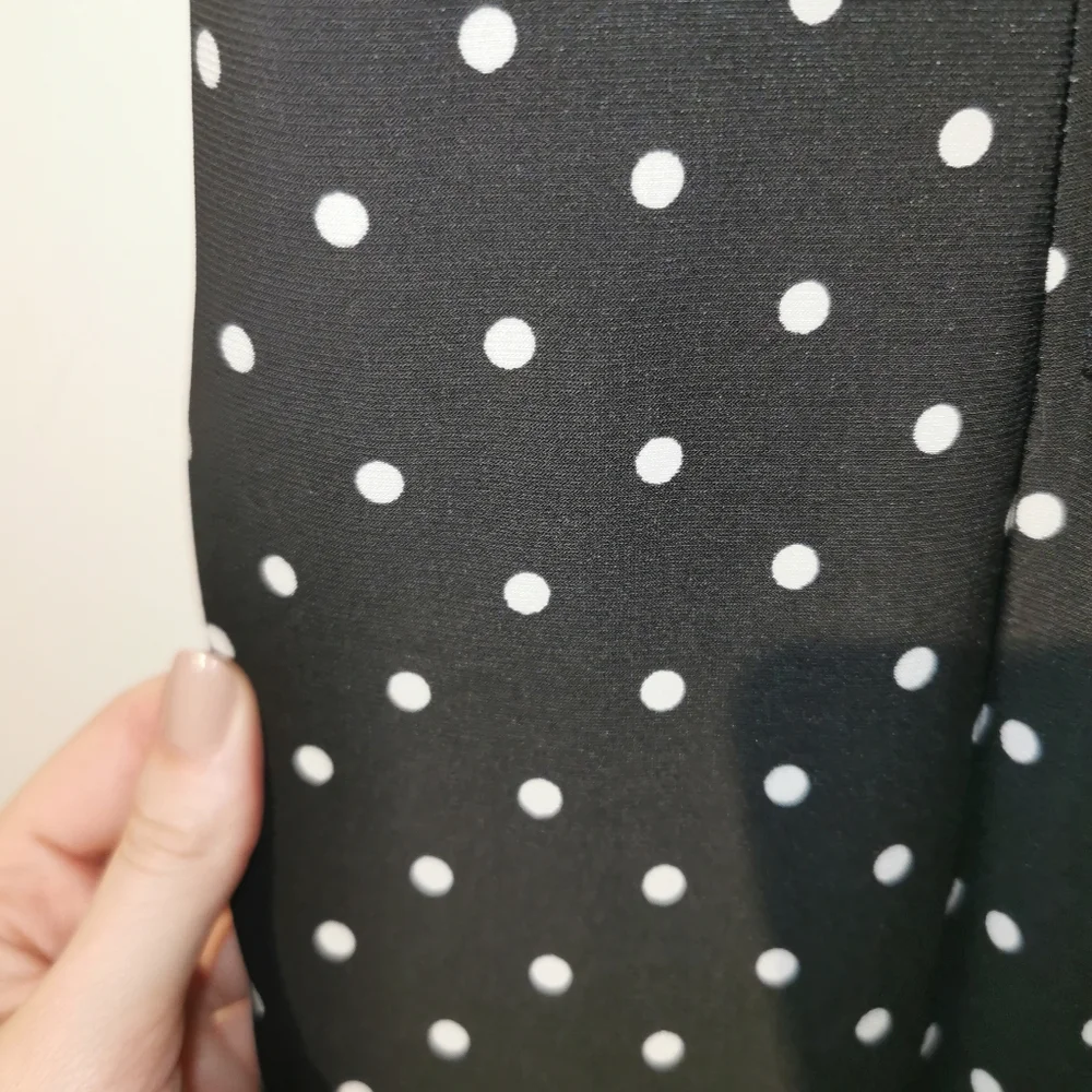COPY - Ralph Lauren black & white polka dot jumpsuit s14 - Picture 5 of 7